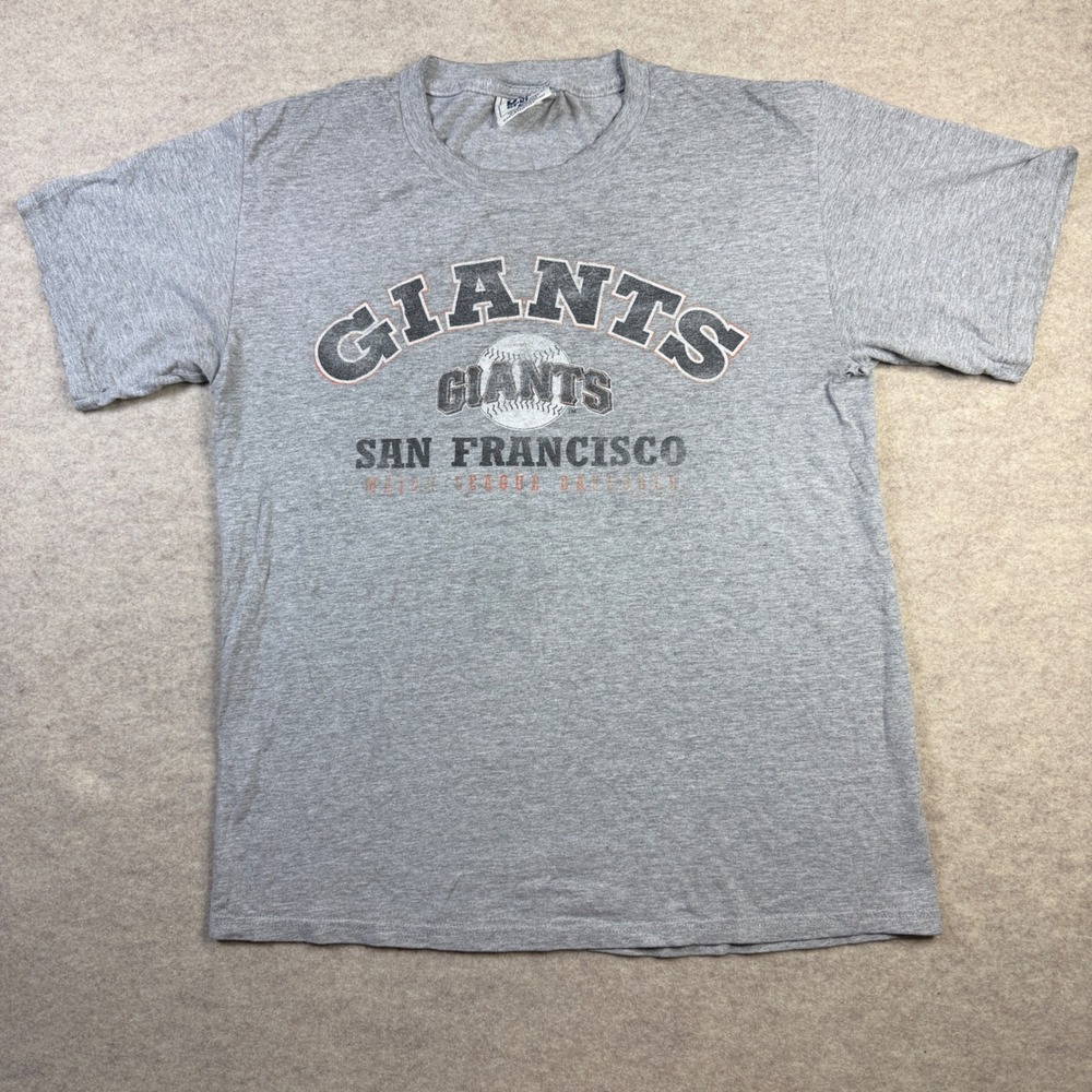 Vintage Lee Sport San Francisco Giants T-Shirt Gray MLB Baseball Mens Medium